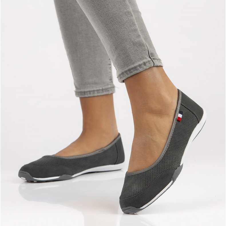 Kožne cipele Filippo DP143 / 22 Gr sive siva 1