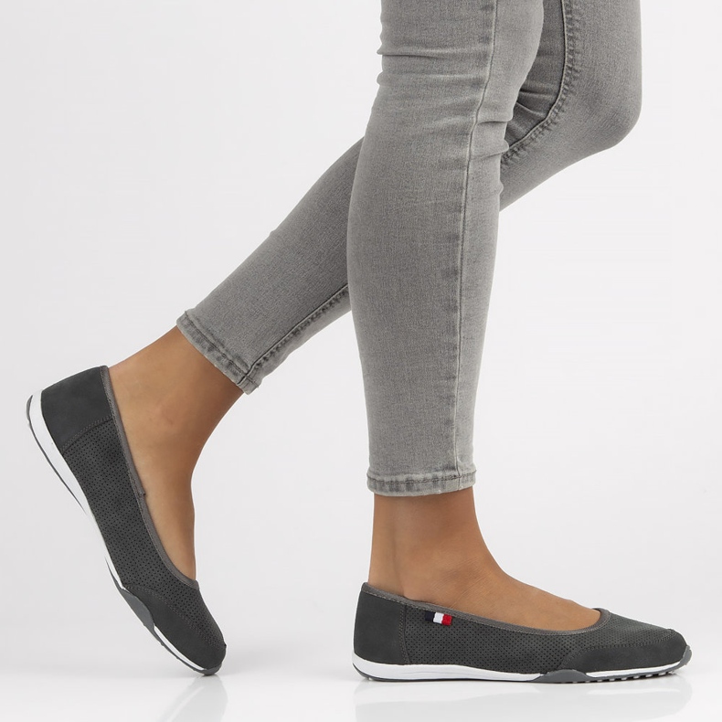 Kožne cipele Filippo DP143 / 22 Gr sive siva 2