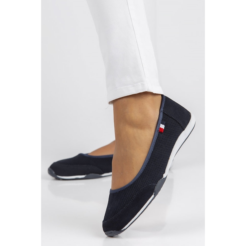 Kožne cipele Filippo DP143 / 22 Nv tamnoplave mornarsko plava 1