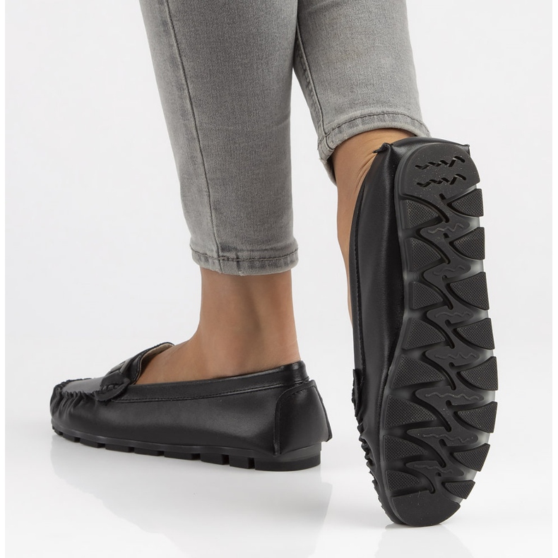 Kožne mokasine Filippo DP3629 / 22 Bk crne crno 1