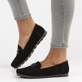 Kožne mokasine Filippo DP3630 / 22 Bk crne crna 1