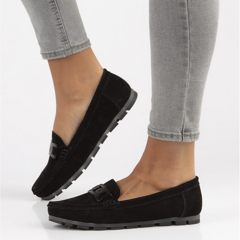 Kožne mokasine Filippo DP3630 / 22 Bk crne crno 1