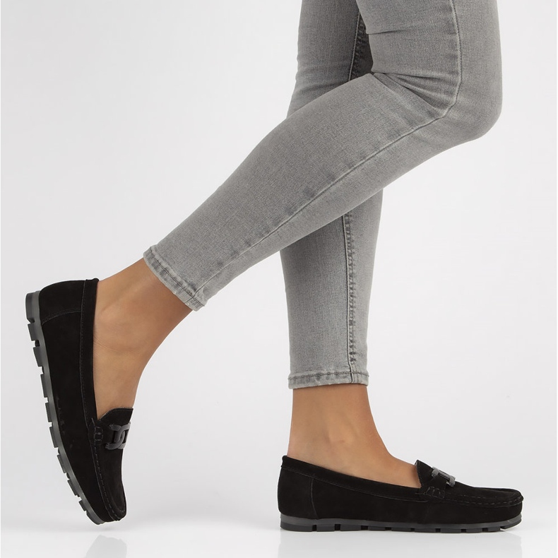 Kožne mokasine Filippo DP3630 / 22 Bk crne crno 2