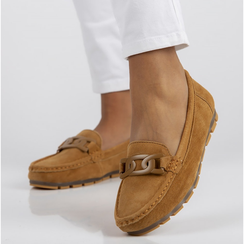 Kožne mokasinke Filippo DP3630 / 22 Br smeđe smeđa 2