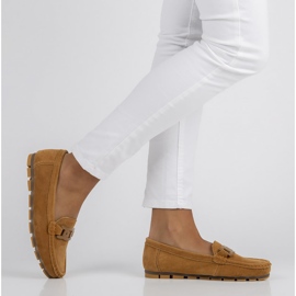 Kožne mokasinke Filippo DP3630 / 22 Br smeđe smeđa 1