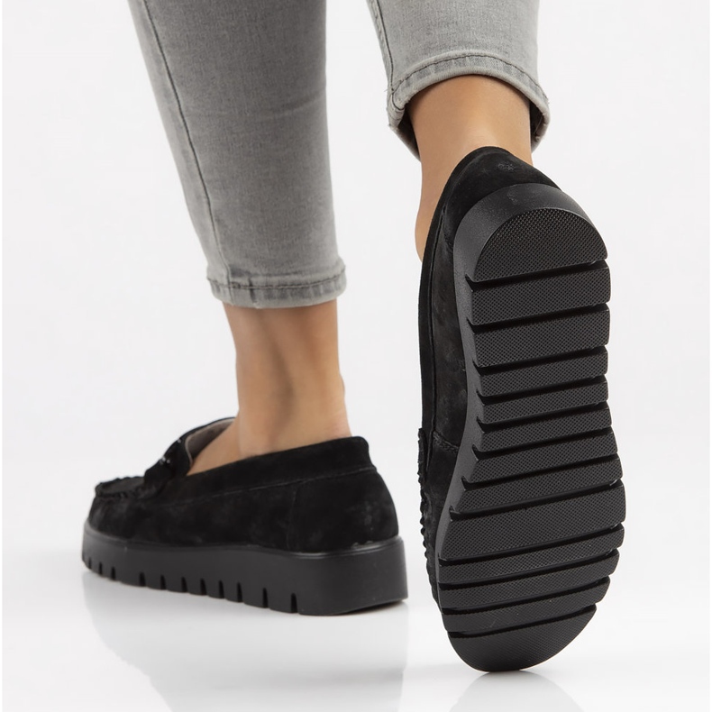 Kožne mokasine Filippo DP3334 / 22 Bk crne crna 1