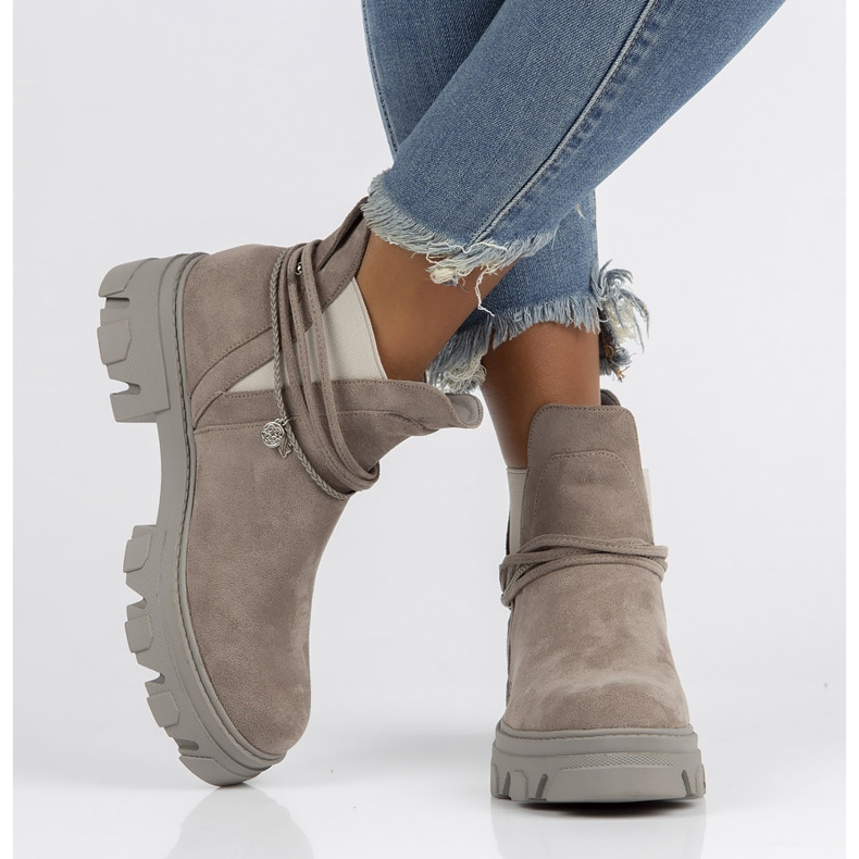 Filippo DBT3674 / 22 Gr sive čizme siva 1