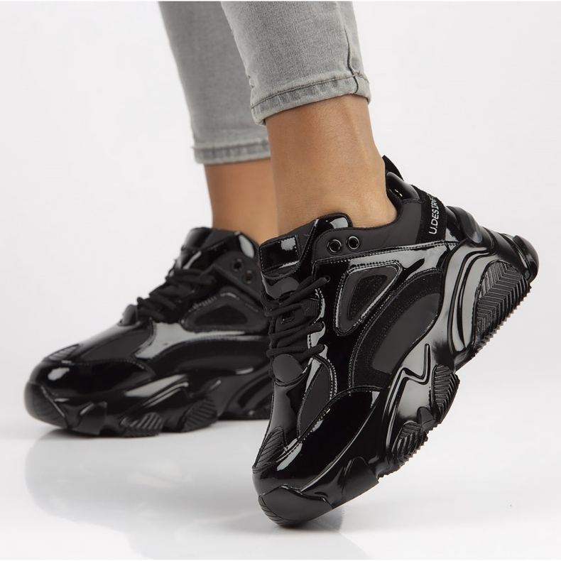 Kožne tenisice Filippo BJ1848-SP crne crno 1