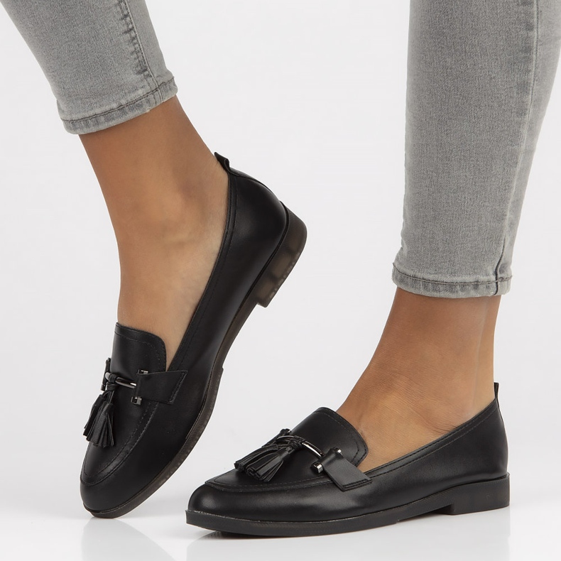 Crne cipele Filippo B50019-BL crno 2