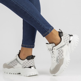 Tenisice Filippo BB116 bijele i crne bijela crno 2