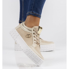 Kožne tenisice Filippo 149 bež 2