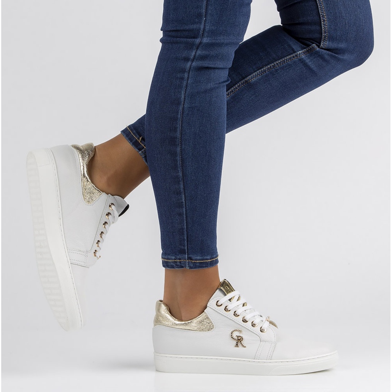 Kožne tenisice Filippo 128 bijele bijela 1