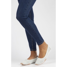 Kožne balerinke Filippo DP3681 / 22 Wh bijele bijela 1