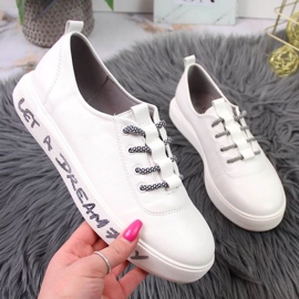 Sportske tenisice na platformi S. Barski W OLI145 bijele boje bijela 1