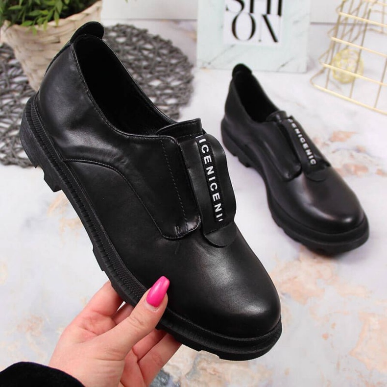 Slip on cipele S. Bararski W OLI147 crne crna 1