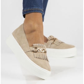 Kožne cipele Filippo DP3532 / 22 Bež 1