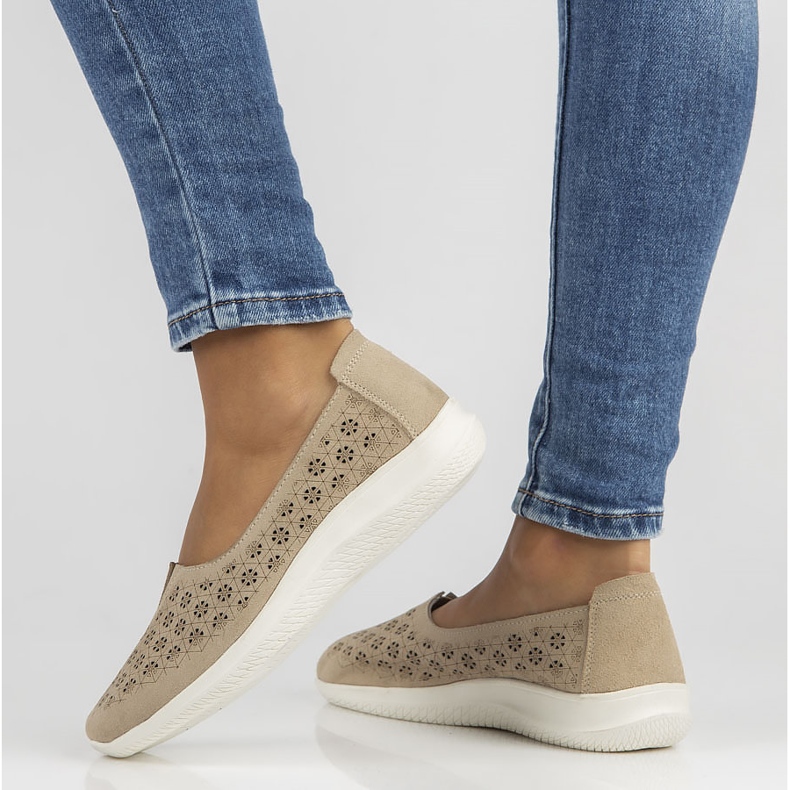 Kožne cipele Filippo DP3673 / 22 Bež 2