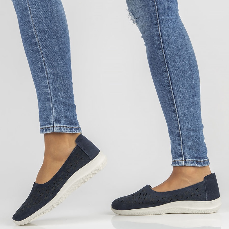 Kožne cipele Filippo DP3673 / 22 Nv tamnoplave tamnoplava 2