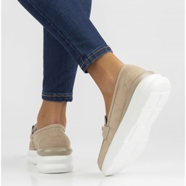 Kožne cipele Filippo DP3504 / 22 Bež 1