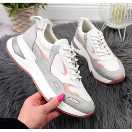 Sportske tenisice Vinceza W JAN91B bijele bijela siva 1