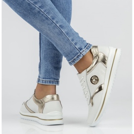 Kožne tenisice Filippo DP3544 / 22 Wh Go bijele bijela 1