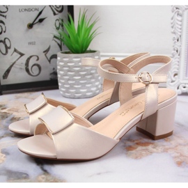 Sandale na post Sergio Leone W SK139F bež 2