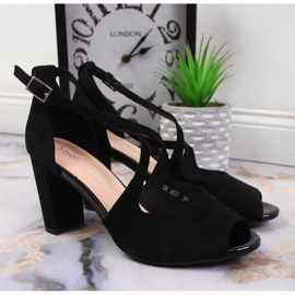 Sandale na post Sergio Leone W SK210C crne crna 2