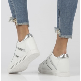 Kožne tenisice Filippo DP3549 / 22 Wh bijele bijela 1