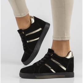 Kožne tenisice Filippo DP3549 / 22 Bk crne crno 2