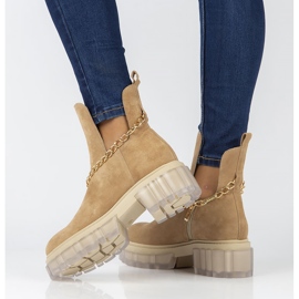 Antilop čizme Filippo 30065 deva bež smeđa 2