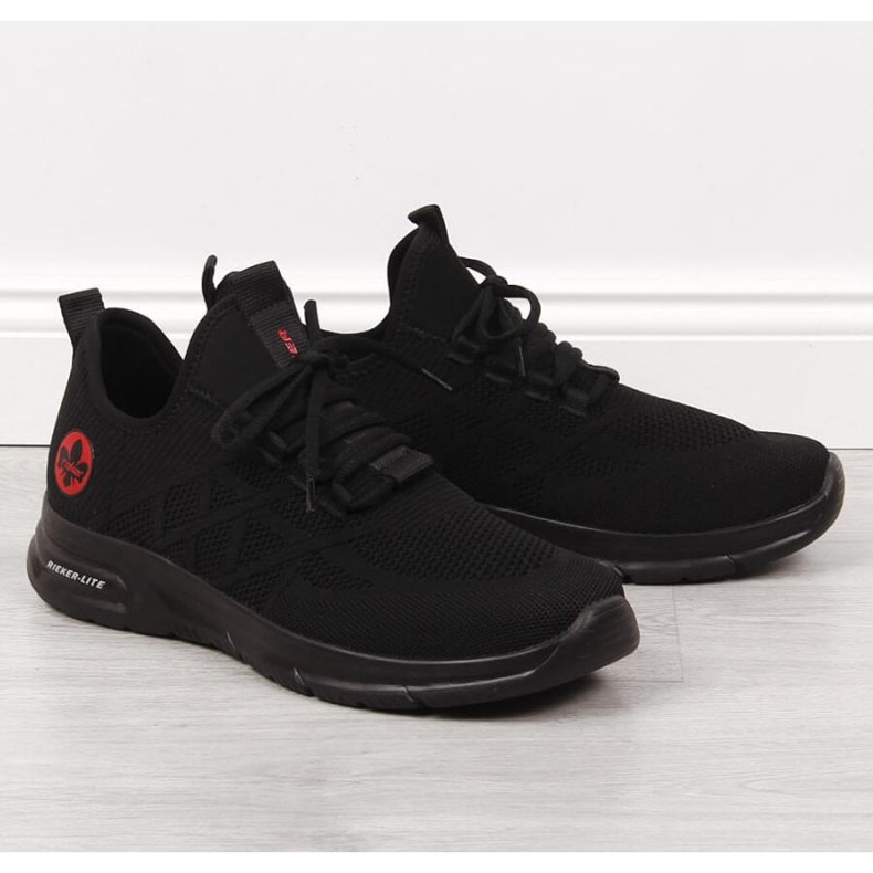 Rieker M RKR534 crne čarape sportske cipele crna 1