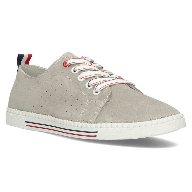 Kožne cipele Filippo DP3507 / 22 Gr sive siva 1