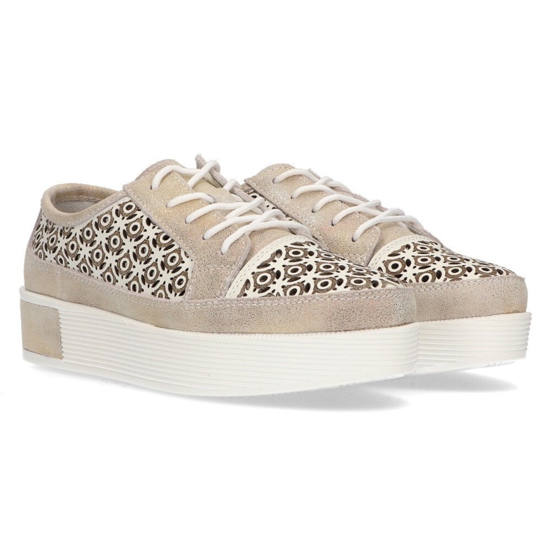 Kožne cipele FILIPPO DP2026 / 22 Go zlatne zlatna 1