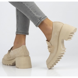 Cipele od antilopa Filippo 20107 bež 1