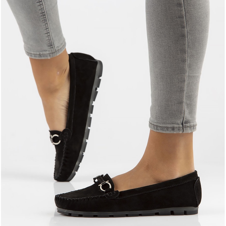 Kožne mokasine Filippo DP3613 / 22 Bk crne crna 1