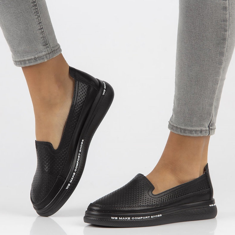 Kožne cipele Filippo DP3623 / 22 Bk crne crno 2