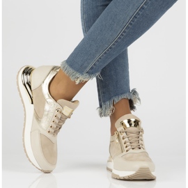 Kožne tenisice Filippo 144 bež 1