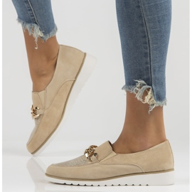 Kožne cipele Filippo DP3696 / 22 Bež 1