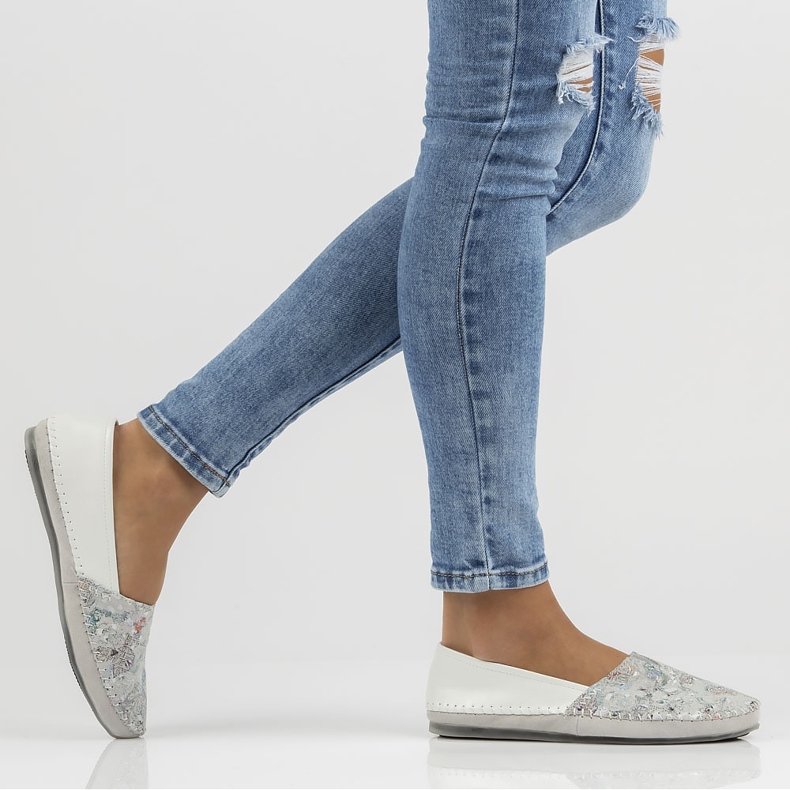 Kožne cipele Filippo DP031 / 22 Wh Bl bijela plava 1