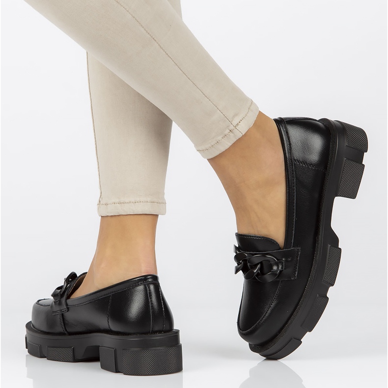 Kožne cipele Filippo DP3221 / 22 Bk Bk crne crna 1