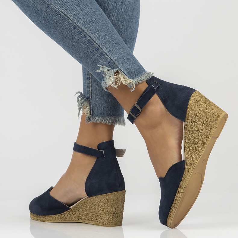 Kožne sandale Filippo DS1394 / 22 Nv tamnoplave tamnoplava 1