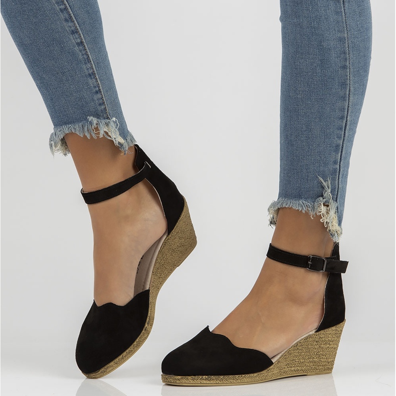 Kožne sandale Filippo DS1394 / 22 Bk crne crna 1