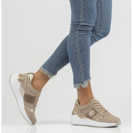 Kožne tenisice Filippo DP3553 / 22 Bež 1