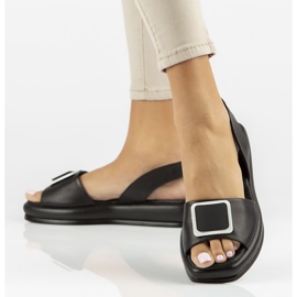 Kožne sandale Filippo DS3902 / 22 Bk crne crna 1