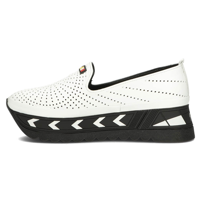 Kožne cipele Filippo DP3906 / 22 Wh bijele bijela 2