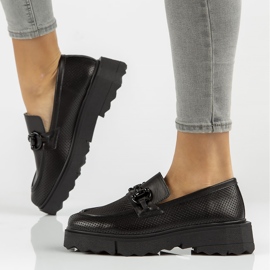 Kožne cipele Filippo DP3910 / 22 Bk crne crna 1