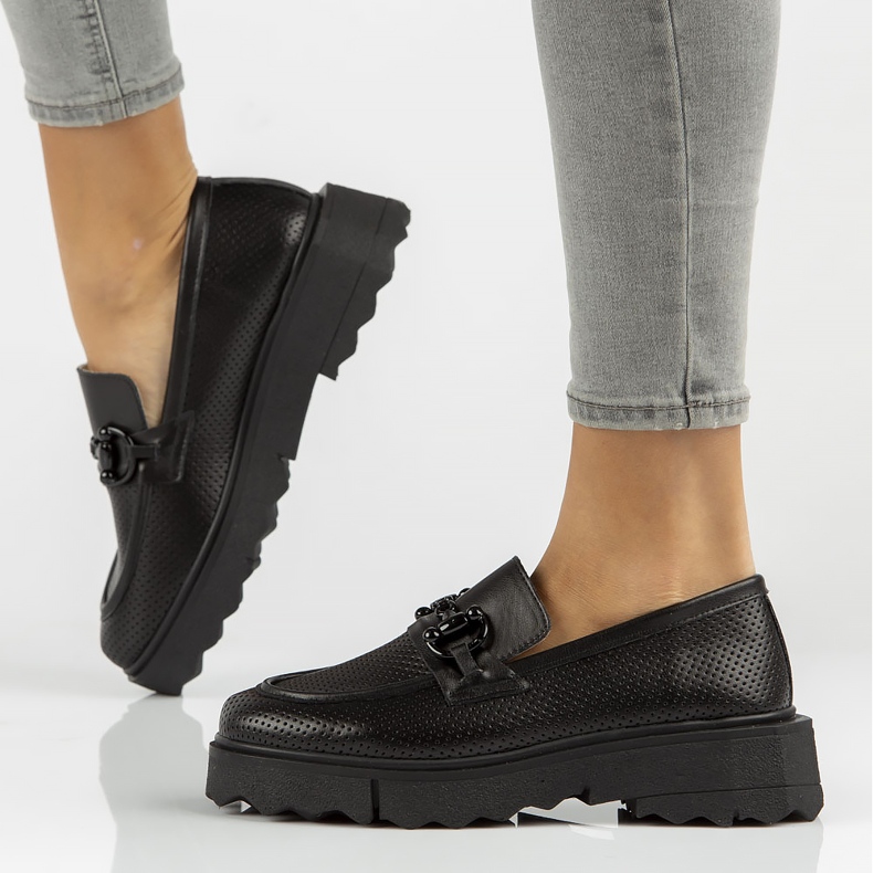 Kožne cipele Filippo DP3910 / 22 Bk crne crna 1