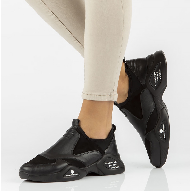 Kožne cipele Filippo DP3911 / 22 Bk crne crna 2