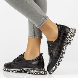 Kožne cipele Filippo DP3918 / 2022 Bk crne crna 1