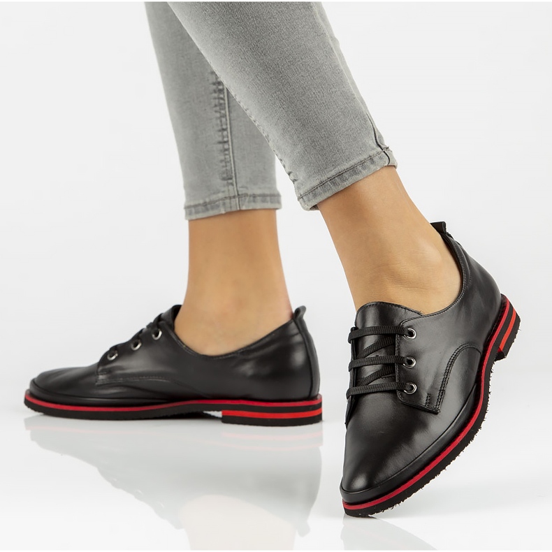 Kožne cipele Filippo DP3917 / 2022 Bk crne crna 1